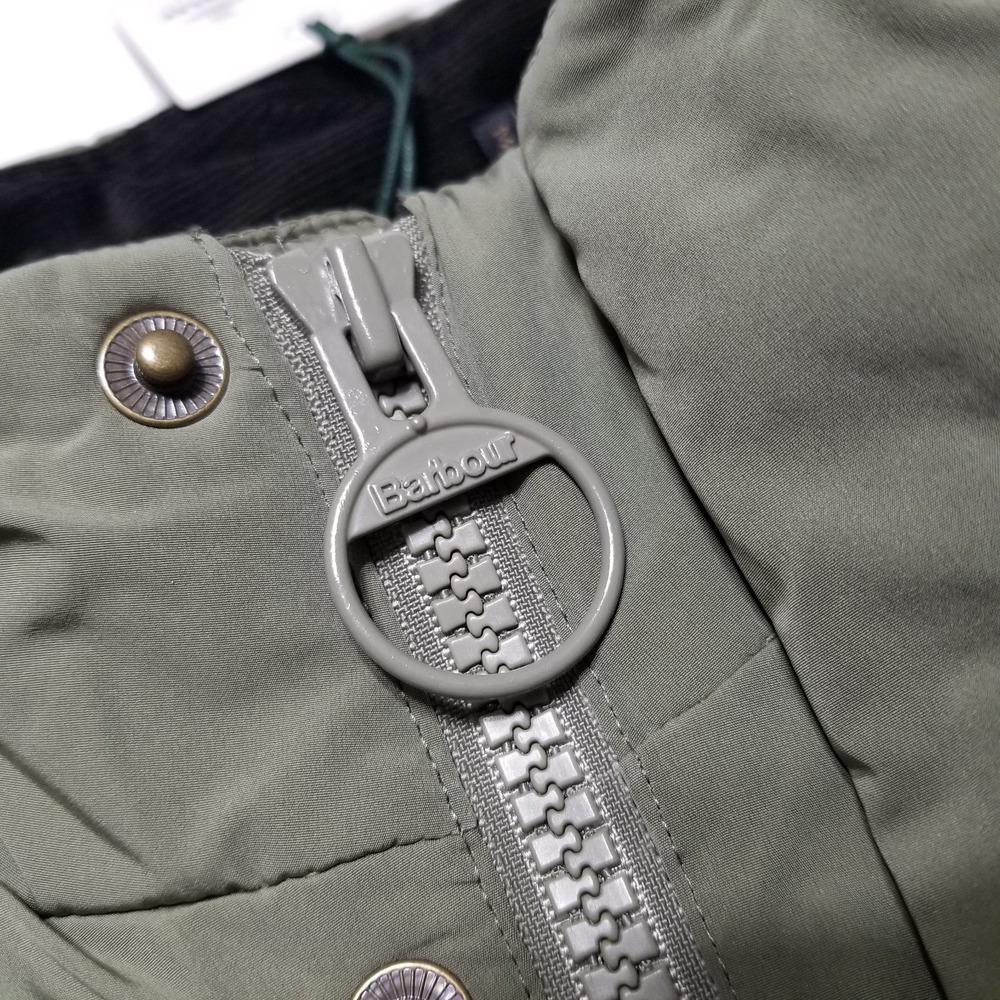 Barbour Grassland Baffle Quilted Gilet Vest Light Moss Green M L $280 - Picture 12 of 16